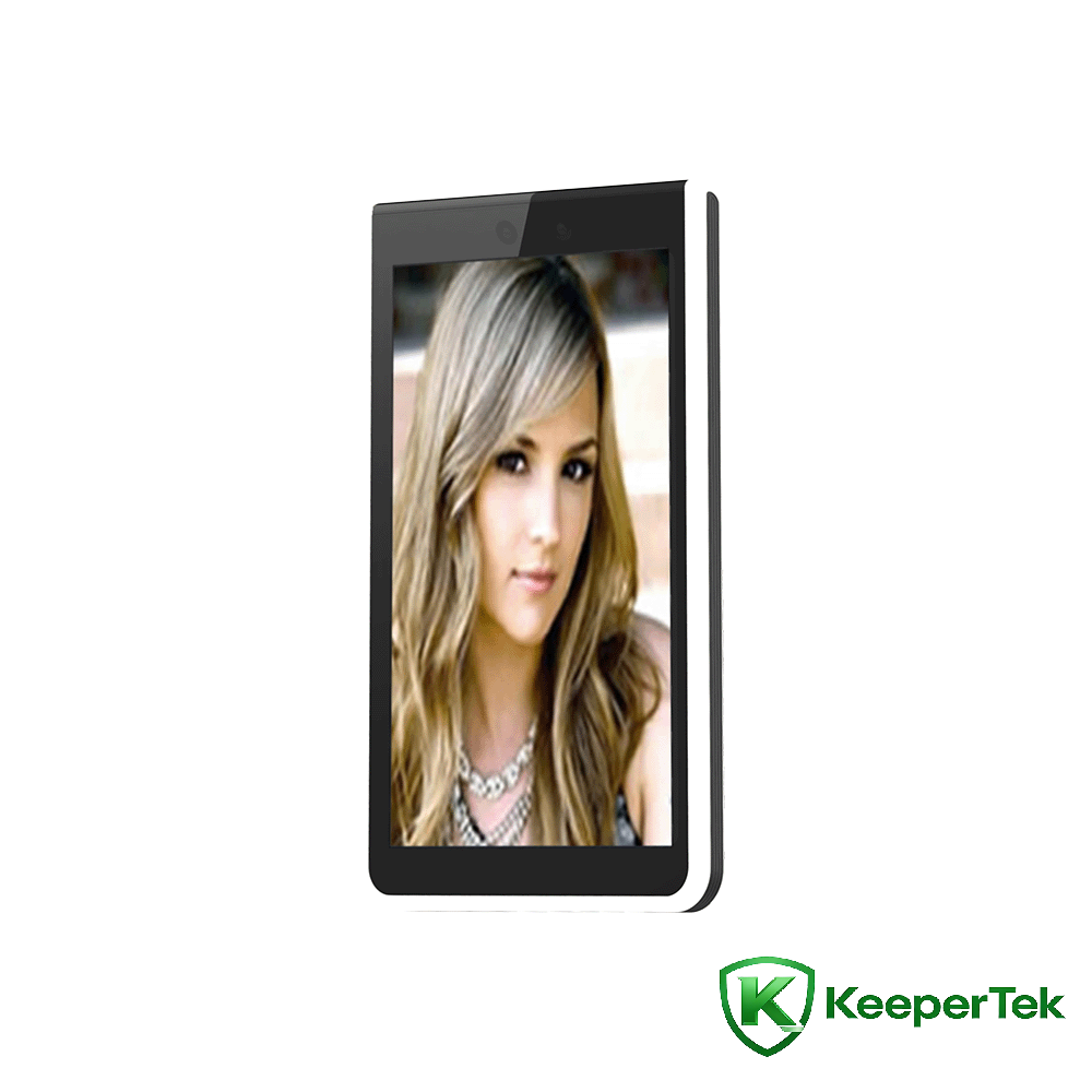 Mesin gesek kartu pengenalan wajah 8 inci all-in-one ultra-tipis KT-FR011